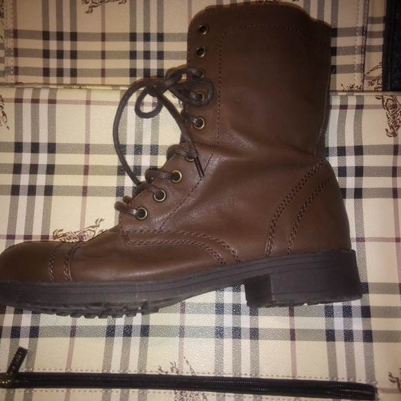 Women's Brash Combat Boots Size 8 - Picture 3 of 8